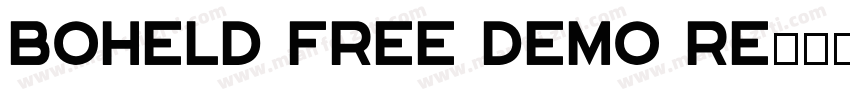 Boheld Free DEMO Re字体转换